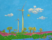 Windmills Along Bird Road, Bouckville